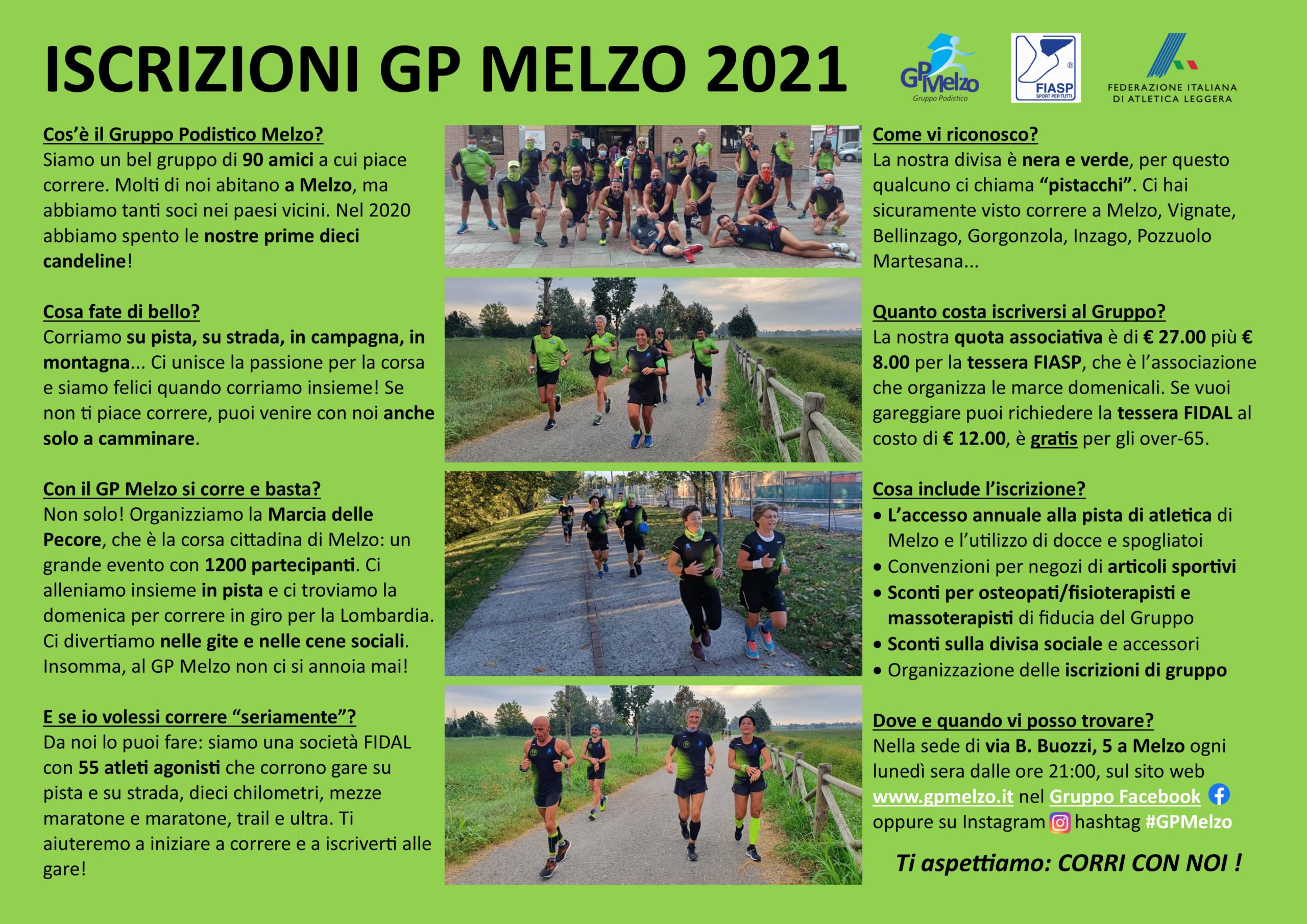 Iscrizioni GP Melzo 2021 Iscrizioni GP Melzo 2021